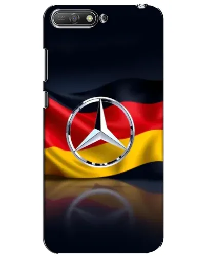 Чехол для Huawei Y6 2018 с картинкой «Mercedes — флаг Германии» Чехол для Huawei Y6 2018 с картинкой «Mercedes — флаг Германии»