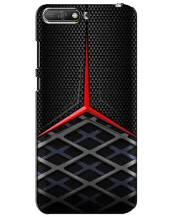 Чехол для Huawei Y6 2018 с картинкой «Mercedes Carbon Grid»