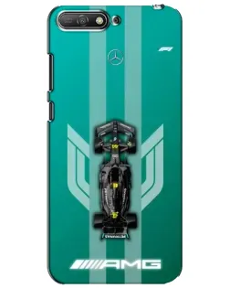 Чехол для Huawei Y6 2018 с картинкой «Mercedes AMG Petronas»