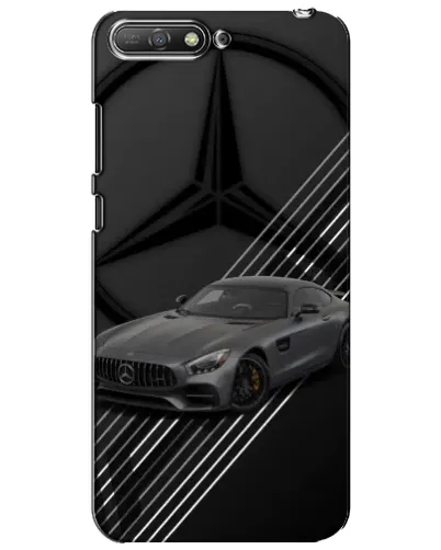 Чехол для Huawei Y6 2018 с картинкой «Mercedes AMG — графика» Чехол для Huawei Y6 2018 с картинкой «Mercedes AMG — графика»
