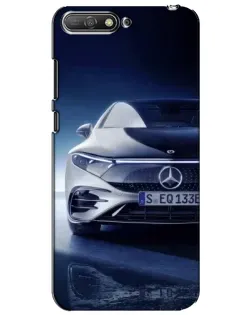 Чехол для Huawei Y6 2018 с картинкой «Mercedes EQ — будущее»