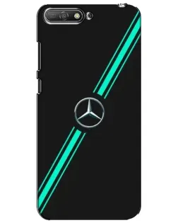 Чехол для Huawei Y6 2018 с картинкой «Спортивные линии Mercedes»