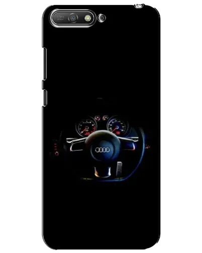 Чехол для Huawei Y6 2018 с картинкой «Салон Audi — руль» Чехол для Huawei Y6 2018 с картинкой «Салон Audi — руль»
