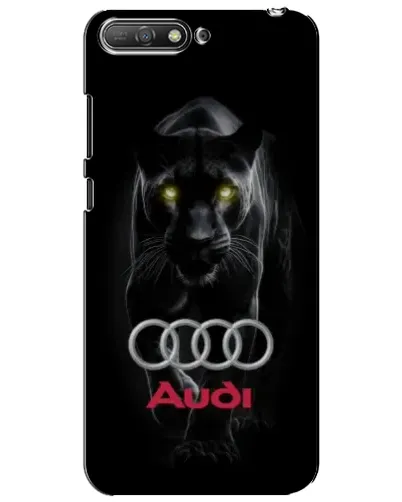 Чехол для Huawei Y6 2018 с картинкой «Пантера и Audi» Чехол для Huawei Y6 2018 с картинкой «Пантера и Audi»