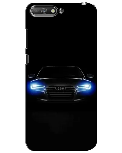 Чехол для Huawei Y6 2018 с картинкой «Audi в неоне» Чехол для Huawei Y6 2018 с картинкой «Audi в неоне»