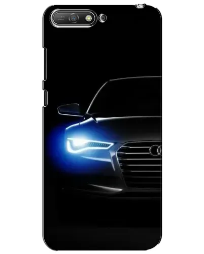 Чехол для Huawei Y6 2018 с картинкой «Неоновый взгляд Audi» Чехол для Huawei Y6 2018 с картинкой «Неоновый взгляд Audi»