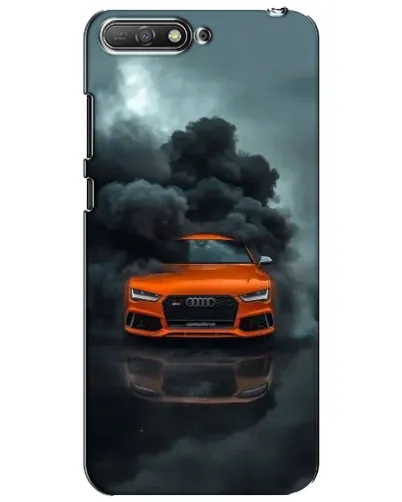 Чехол для Huawei Y6 2018 с картинкой «Audi в облаках дыма» Чехол для Huawei Y6 2018 с картинкой «Audi в облаках дыма»