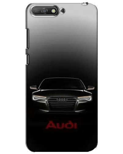 Чехол для Huawei Y6 2018 с картинкой «Audi — градиентный контур» Чехол для Huawei Y6 2018 с картинкой «Audi — градиентный контур»