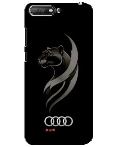 Чехол для Huawei Y6 2018 с картинкой «Графика — пантера и Audi» Чехол для Huawei Y6 2018 с картинкой «Графика — пантера и Audi»