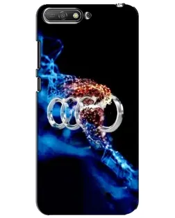 Чехол для Huawei Y6 2018 с картинкой «Энергия лого Audi»