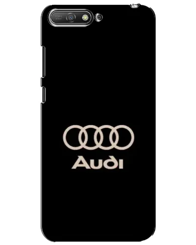Чехол для Huawei Y6 2018 с картинкой «Audi — золотой логотип» Чехол для Huawei Y6 2018 с картинкой «Audi — золотой логотип»