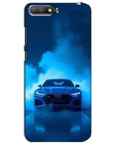 Чехол для Huawei Y6 2018 с картинкой «Audi — голубая энергия» Чехол для Huawei Y6 2018 с картинкой «Audi — голубая энергия»