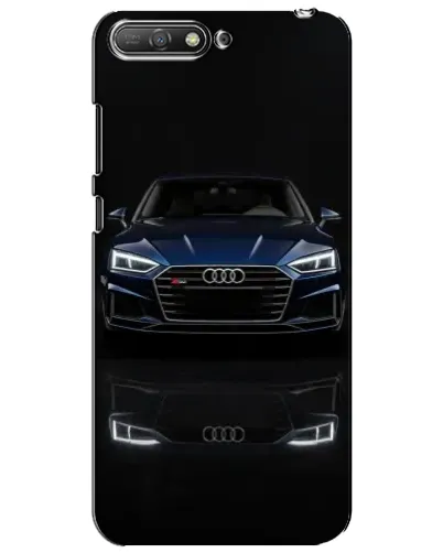 Чехол для Huawei Y6 2018 с картинкой «Audi — ночное отражение» Чехол для Huawei Y6 2018 с картинкой «Audi — ночное отражение»