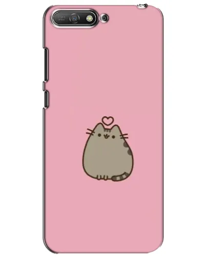 Чехол для Huawei Y6 2018 с картинкой «Pusheen сердце» Чехол для Huawei Y6 2018 с картинкой «Pusheen сердце»