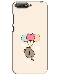 Чехол для Huawei Y6 2018 с картинкой «Пушин на шариках»
