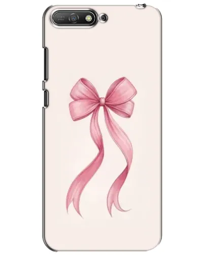 Чехол для Huawei Y6 2018 с картинкой «Розовый бант»