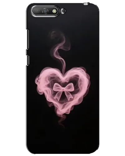 Чехол для Huawei Y6 2018 с картинкой «Дымчатое сердце»