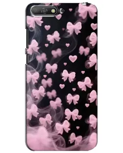 Чехол для Huawei Y6 2018 с картинкой «Неоновое кружево»