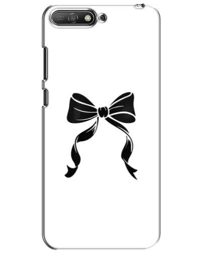 Чехол для Huawei Y6 2018 с картинкой «Классический бант»