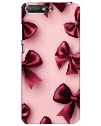 Чехол для Huawei Y6 2018 с картинкой «Бордовый атлас»