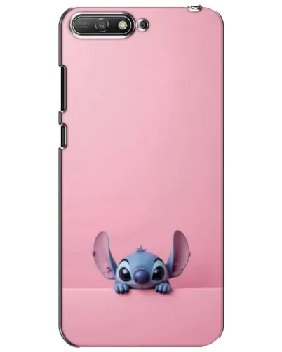 Чехол для Huawei Y6 2018 с картинкой «Stitch выглядывает»