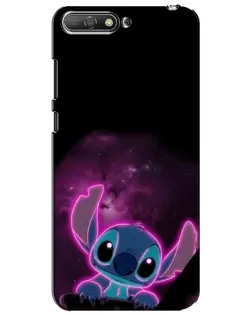 Чехол для Huawei Y6 2018 с картинкой «Неоновый Stitch» Чехол для Huawei Y6 2018 с картинкой «Неоновый Stitch»