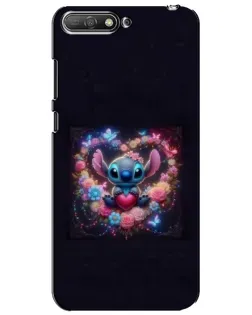 Чехол для Huawei Y6 2018 с картинкой «Stitch в цветах» Чехол для Huawei Y6 2018 с картинкой «Stitch в цветах»