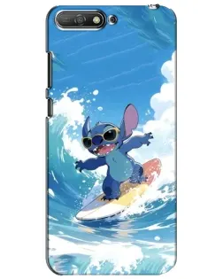 Чехол для Huawei Y6 2018 с картинкой «Стич на волне» Чехол для Huawei Y6 2018 с картинкой «Стич на волне»