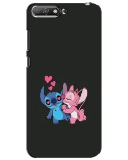 Чехол для Huawei Y6 2018 с картинкой «Анжел целует Стича» Чехол для Huawei Y6 2018 с картинкой «Анжел целует Стича»