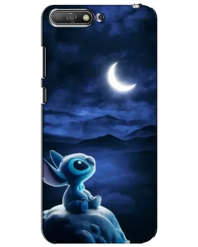 Чехол для Huawei Y6 2018 с картинкой «Лунная ночь Стича»