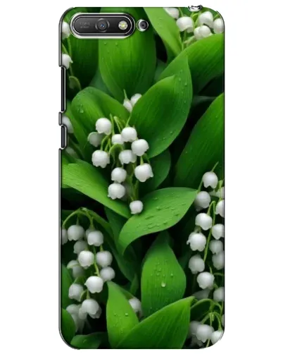Чехол для Huawei Y6 2018 с картинкой «Ландыши в зелени»