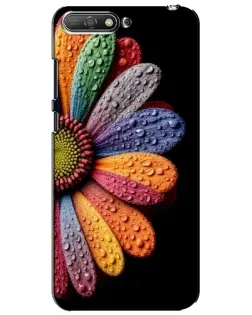 Чохол для Huawei Y6 2018 з картинкою «Райдужна квітка»