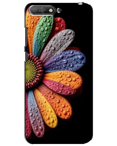 Чехол для Huawei Y6 2018 с картинкой «Радужный цветок»