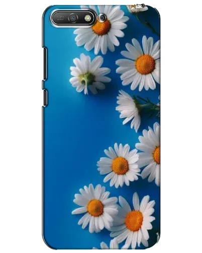 Чехол для Huawei Y6 2018 с картинкой «Белоснежные маргаритки»