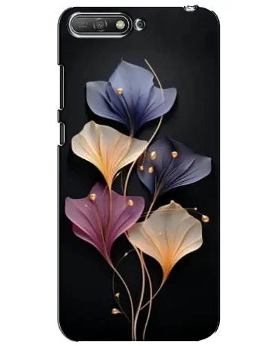 Чехол для Huawei Y6 2018 с картинкой «Лиловые цветы грации»