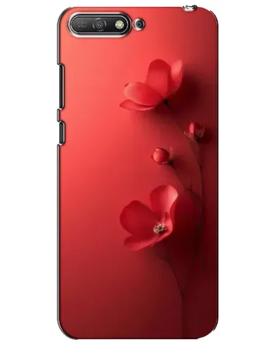 Чехол для Huawei Y6 2018 с картинкой «Маковые соцветия»
