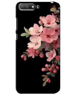 Чохол для Huawei Y6 2018 з картинкою «Рожева гілка сакури»
