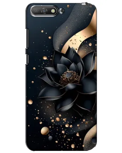 Чехол для Huawei Y6 2018 с картинкой «Черный лотос»
