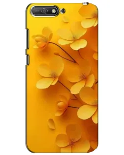 Чохол для Huawei Y6 2018 з картинкою «Золоті пелюстки»