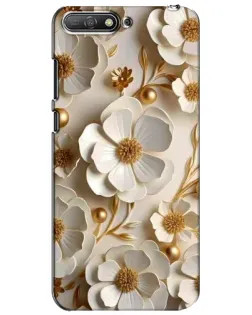 Чохол для Huawei Y6 2018 з картинкою «Білі паперові квіти»