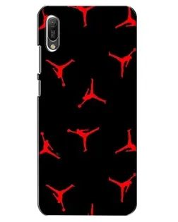 Чехол для Huawei Y6 2019 с картинкой «Jordan Red Pattern» Чехол для Huawei Y6 2019 с картинкой «Jordan Red Pattern»