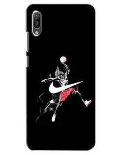 Чехол для Huawei Y6 2019 с картинкой «Jordan Jumpman»