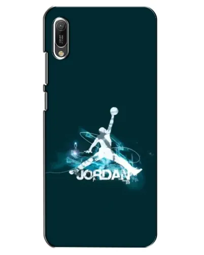 Чехол для Huawei Y6 2019 с картинкой «Jordan Blue Fire» Чехол для Huawei Y6 2019 с картинкой «Jordan Blue Fire»