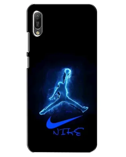 Чехол для Huawei Y6 2019 с картинкой «Jordan Neon Blue» Чехол для Huawei Y6 2019 с картинкой «Jordan Neon Blue»