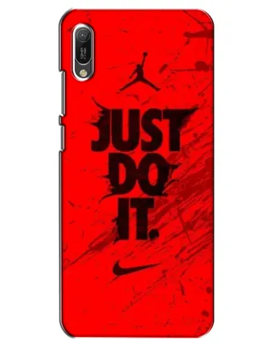 Чехол для Huawei Y6 2019 с картинкой «Nike Just Do It» Чехол для Huawei Y6 2019 с картинкой «Nike Just Do It»