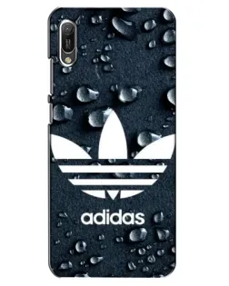 Чехол для Huawei Y6 2019 с картинкой «Adidas Trefoil Blue»