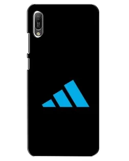Чехол для Huawei Y6 2019 с картинкой «Adidas Cyan Logo»
