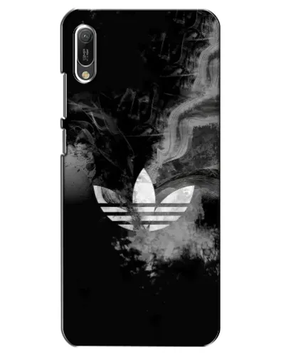 Чехол для Huawei Y6 2019 с картинкой «Абстрактный дым Adidas» Чехол для Huawei Y6 2019 с картинкой «Абстрактный дым Adidas»