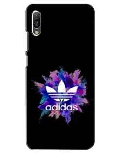 Чехол для Huawei Y6 2019 с картинкой «Взрыв красок Adidas»