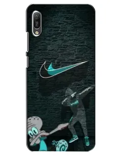 Чехол для Huawei Y6 2019 с картинкой «Спортивный арт Nike»